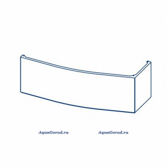 Панель фронтальная Astra-Form Г-образная для ванны Скат 170х75 см 7084