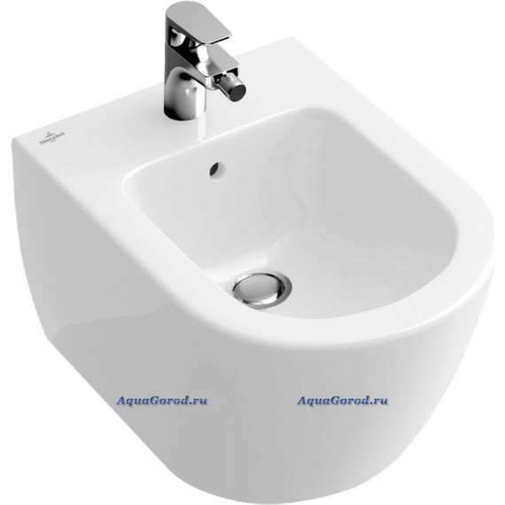 Биде подвесное Villeroy & Boch Subway 2.0 альпийский белый 54000001