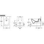 Биде подвесное Villeroy & Boch Subway 2.0 альпийский белый 54000001