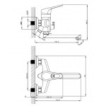 Смеситель Lemark Luna LM4113C для ванны с душем