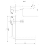 Смеситель Lemark Contest LM5826CW для раковины, встраиваемый