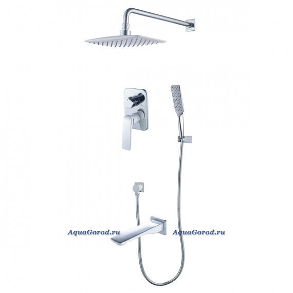 Душевая система Lemark Allegro LM5922CW встраиваемая для ванны и душа