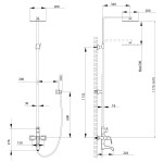 Душевая система Lemark Nubira LM6262ORB для ванны и душа