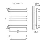 Полотенцесушитель Lemark Luna П7 500x600 LM41607