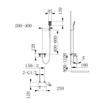 Смеситель Lemark Mista LM6414WG для ванны с поворотным изливом, белый/золото