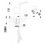 Смеситель Lemark Plus Advance для раковины LM1207C