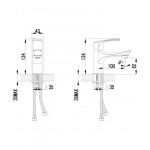 Смеситель Lemark Plus Shape для раковины LM1706C