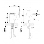 Смеситель Lemark Shift для раковины LM4346C