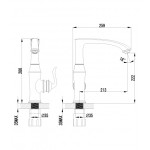 Смеситель Lemark Brava для кухни LM4705G