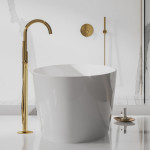Смеситель Omnires Y для ванны, отдельностоящий, золотой Y1233GL