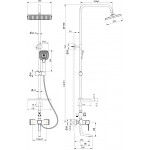 Душевая система Lemark Evitta LM0562C