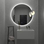 Зеркало Оника Сола 100 круглое с LED подсветкой сенсор 210019