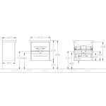 Зеркало Opadiris Арабеско 60 с подсветкой Z0000010910