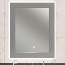 Зеркало Opadiris Луиджи 80 серый матовый, с подсветкой New 00-00006556