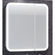 Зеркало-шкаф Opadiris Элеганс 90 с подсветкой белый матовый 00-00006882