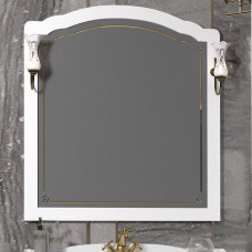 Зеркало Opadiris Лоренцо New 100 с выключателем белый матовый 00-00007041