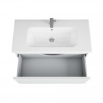 Тумба с раковиной Owl Malaren 100 с 1 ящиком белая