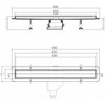 Душевой лоток Pestan Betto Compact Line 650 13702510