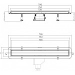 Душевой лоток Pestan Betto Compact Line 750 13702511