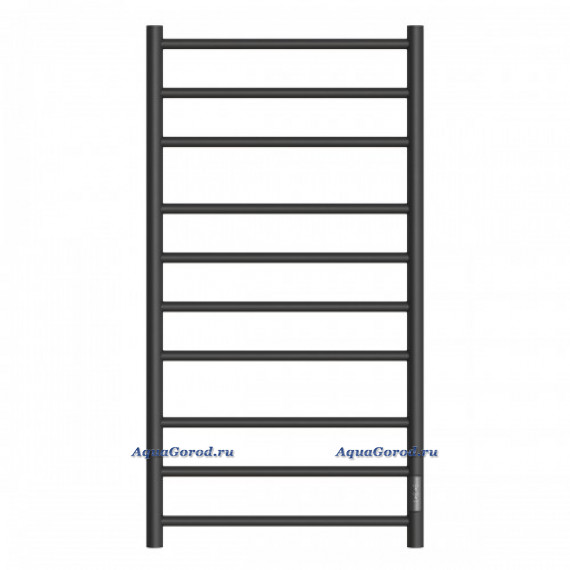 Полотенцесушитель электрический Point Аврора П10 500х1000 черный, диммер справа PN10850B
