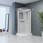 Душевая кабина RGW 100х100х200 см прозрачное стекло AN-208