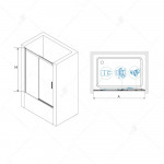 Шторка для ванны RGW Screens SC-45 1800х1500 прозрачное стекло 34114518-11