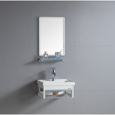 Мебель для ванной комнаты River Laura 41 см белый голубой LAURA 405 BU, комплект