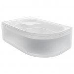 Душевая кабина Мономах 100/80/44 МЗ L без крыши высокий поддон прозрачное с рисунком стекло левая 110000005829 Душевая кабина Мономах 100/80/44 МЗ L без крыши высокий поддон прозрачное с рисунком стекло левая 110000005829