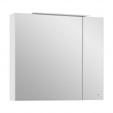 Зеркало-шкаф Roca Oleta 80х70 с LED- светильником белый глянец A857647806