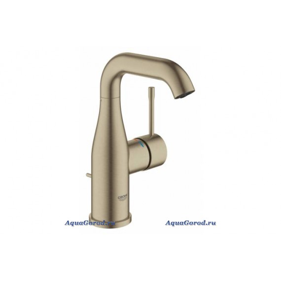 Смеситель GROHE Essence New для раковины с донным клапаном, никель матовый 23462EN1
