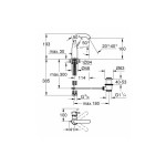 Смеситель GROHE Essence New для раковины с донным клапаном, никель матовый 23462EN1