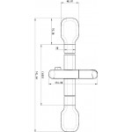 Душевая стойка Lemark LM8078C 741 мм., хром