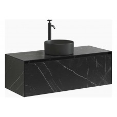 Тумба под раковину Sancos Stone 120 подвесная Nero Marquina ST120NM