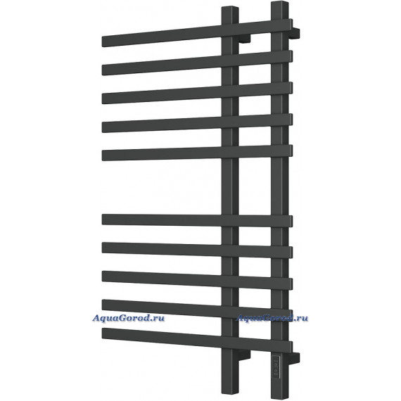 Полотенцесушитель электрический Bauedge Wind П10 60х100 черный матовый DB-0055