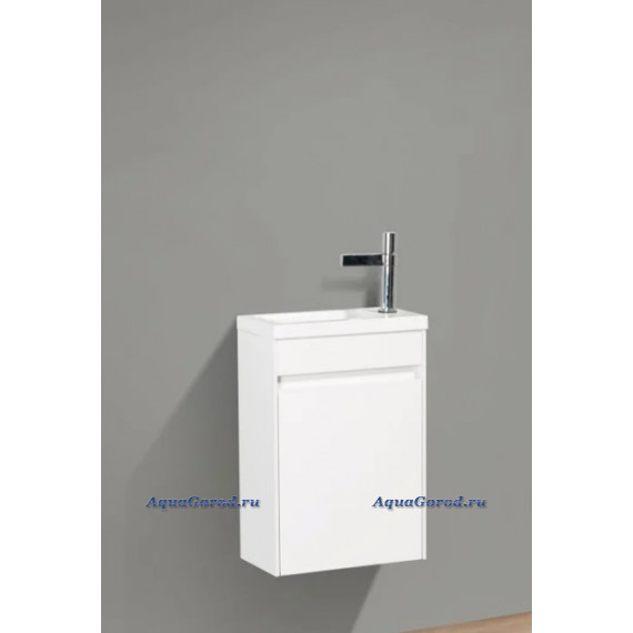 Тумба под умывальник BelBagno Pietra Mini 46 L bianco lucido белый