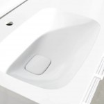 Тумба под умывальник Style Line Альба 90 L напольная/подвесная с бельевой корзиной белая левая ЛС-000010052