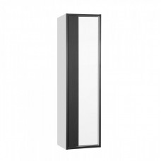 Шкаф-пенал Style Line Амстердам 30 подвесной белый матовый / черный ЛС-000010043