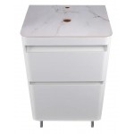 Тумба под умывальник/столешницу Style Line Атлантика 60 напольная белый матовый антискрейч СС-00002208 Тумба под умывальник/столешницу Style Line Атлантика 60 напольная белый матовый антискрейч СС-00002208