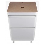 Тумба под умывальник/столешницу Style Line Атлантика 60 напольная белый матовый антискрейч СС-00002208 Тумба под умывальник/столешницу Style Line Атлантика 60 напольная белый матовый антискрейч СС-00002208