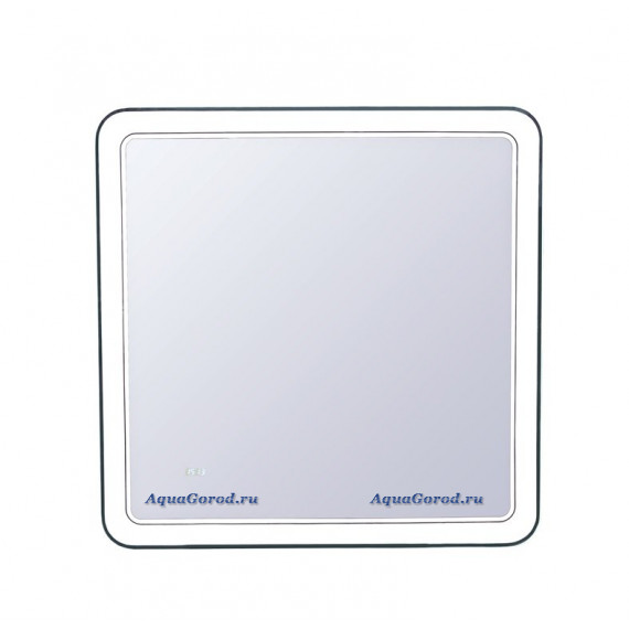 Зеркало Style Line Атлантика 60х60 с подсветкой и часами СС-00002214