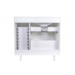 Тумба под умывальник Style Line Барселона 90 L напольная с выкатной корзиной белая левая СС-00002345 Тумба под умывальник Style Line Барселона 90 L напольная с выкатной корзиной белая левая СС-00002345