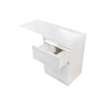 Тумба под умывальник Style Line El Fante Даллас напольная 2 ящика 110 белая СС-00000438