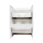 Тумба под умывальник Style Line El Fante Даллас напольная 2 ящика 110 белая СС-00000438