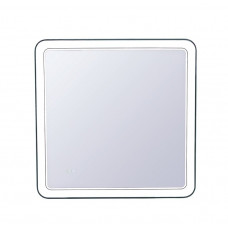 Зеркало Style Line Атлантика 80х80 с подсветкой и часами СС-00000671