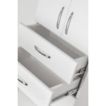 Шкаф-пенал Style Line Эко Стандарт 48 с двумя ящиками белый ЛС-00000379