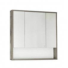 Зеркало-шкаф Style Line Экзотик 80 см древесина / белый ЛС-00000399