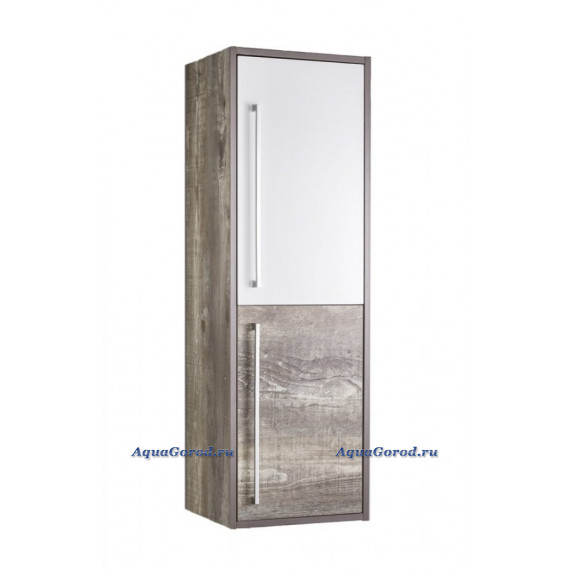 Шкаф-пенал Style Line Экзотик 36 подвесной древесина/белый ЛС-00000406