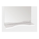 Зеркало Style Line Эко стандарт Инга 50 см с подсветкой белое ЛС-00000392
