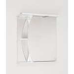 Зеркало-шкаф Style Line Камелия 60 см с подсветкой белый глянец ЛС-00000122