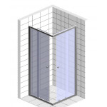 Душевой уголок BelBagno Uno-195 A 2 90 C Cr раздвижной прозрачное стекло
